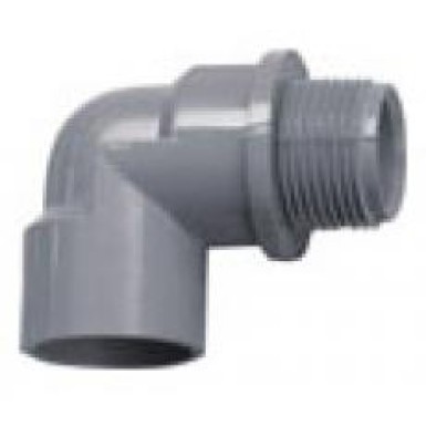 Nối góc ren ngoài PVC Dismy